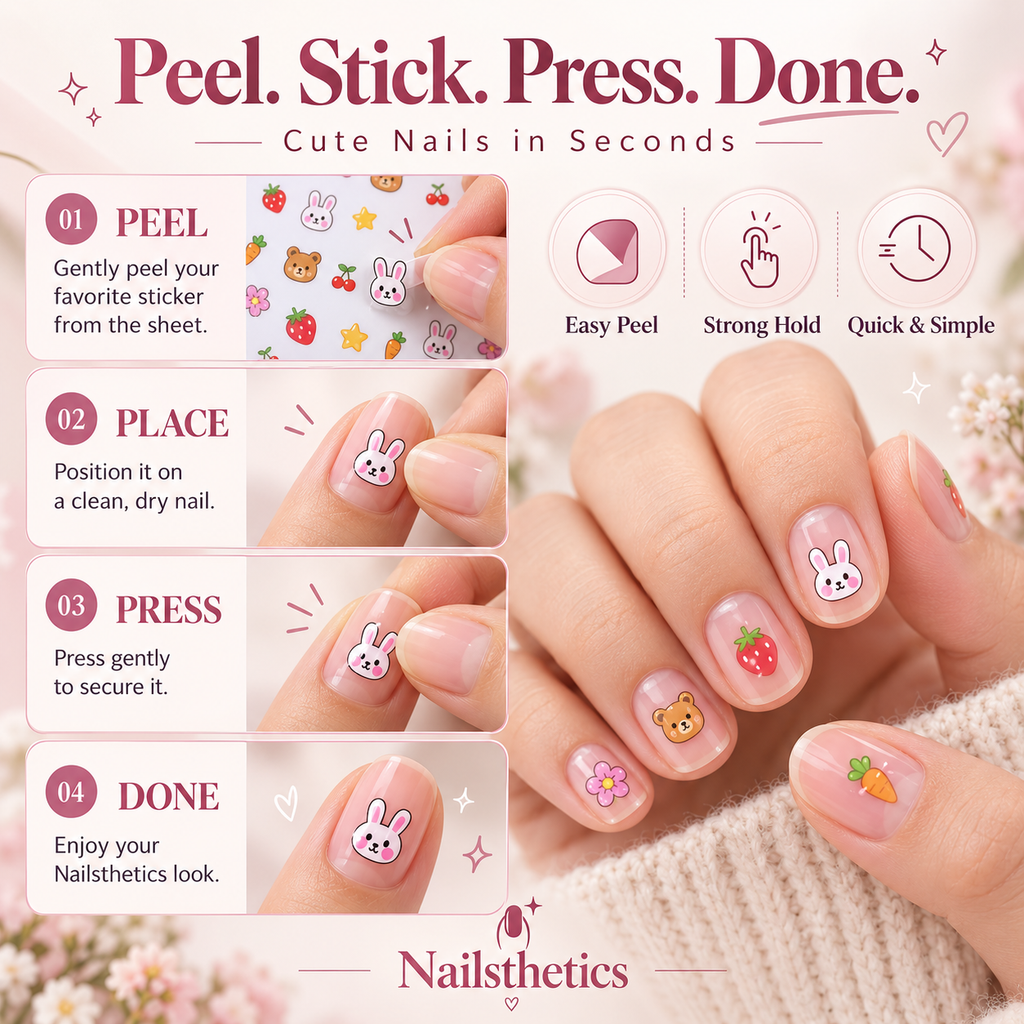 Nailsthetics Glowing Nail Stickers