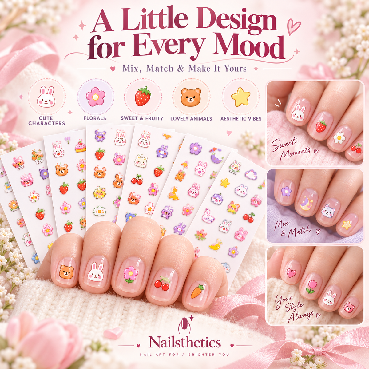 Nailsthetics Glowing Nail Stickers